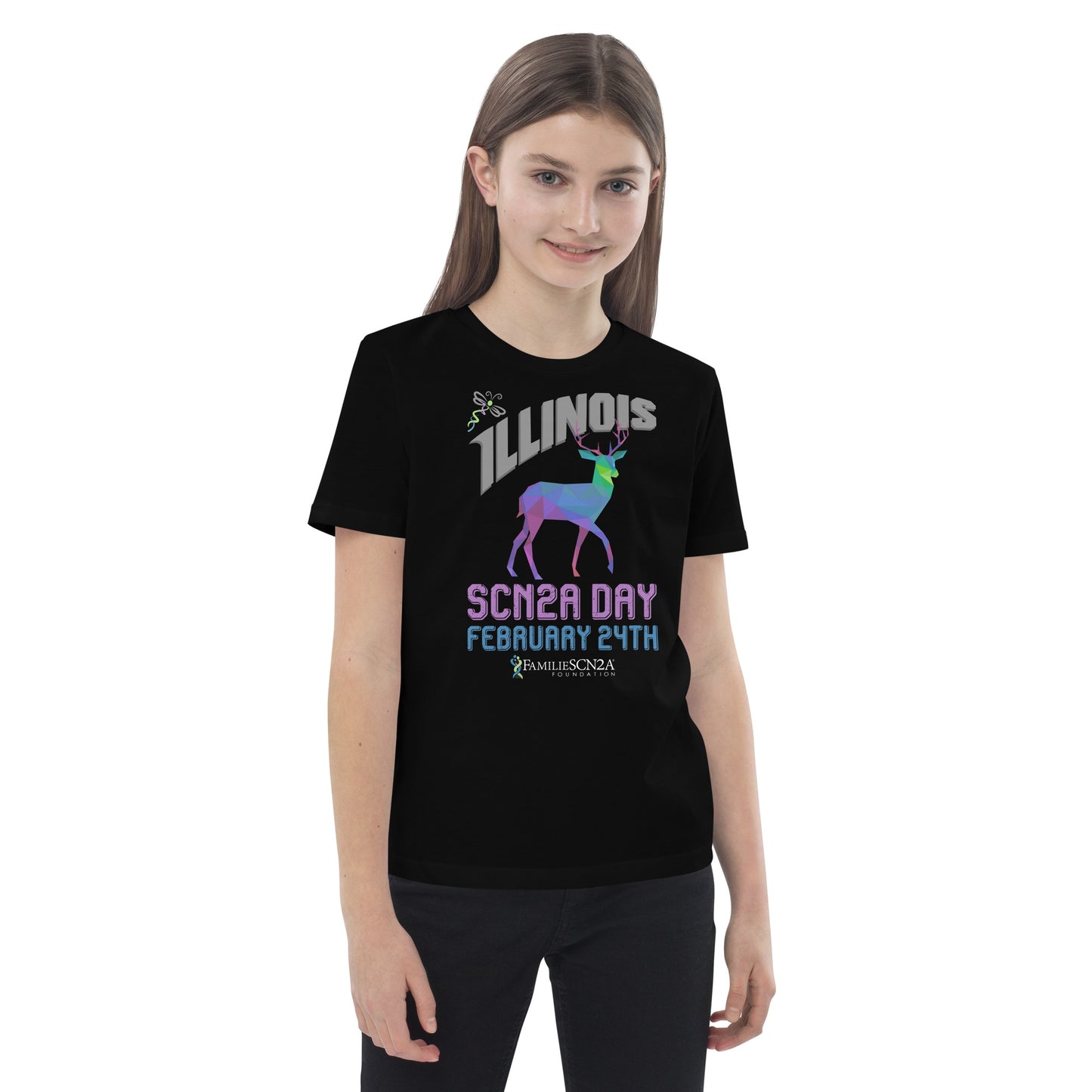 Youth - Illinois SCN2A Day State Shirt #2