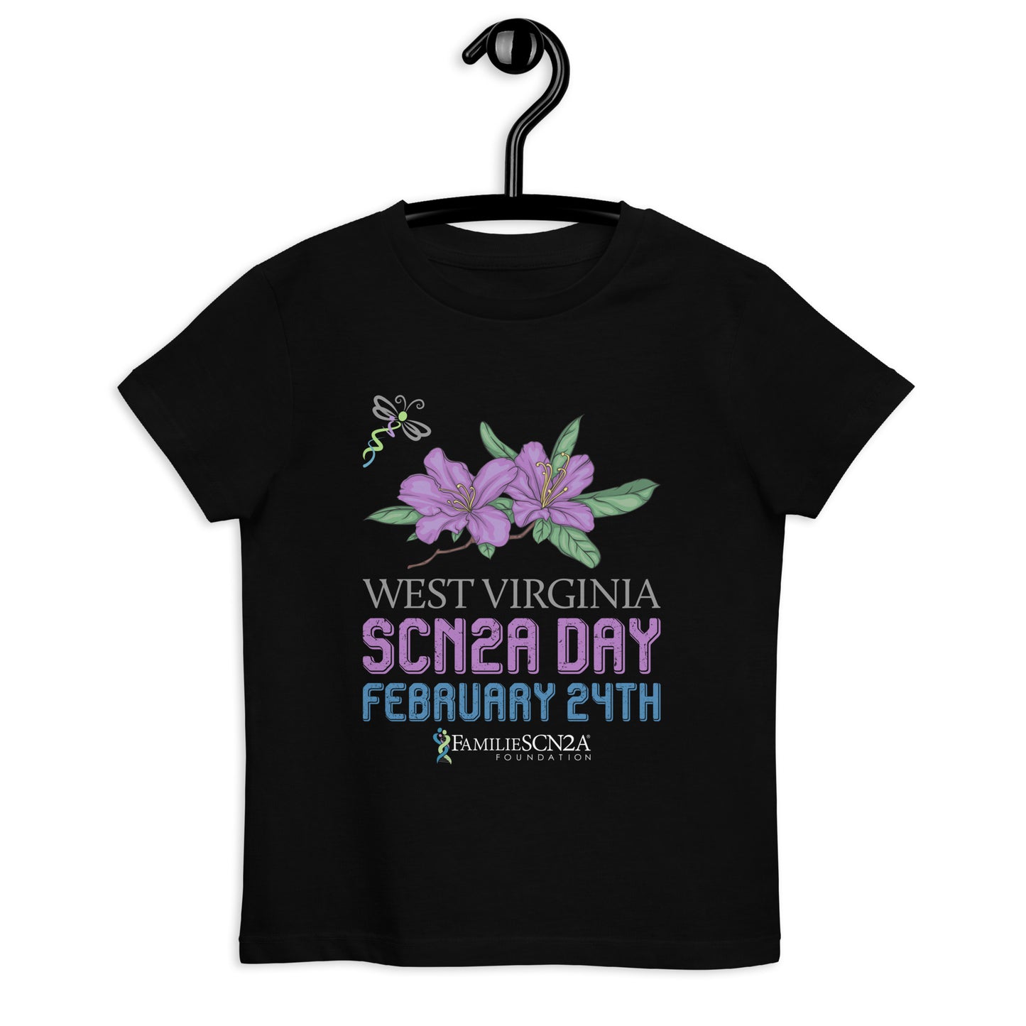 Youth - West Virginia SCN2A Day State Shirt