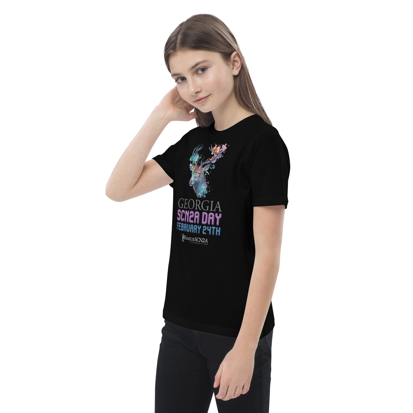 Youth - Georgia SCN2A Day State Shirt