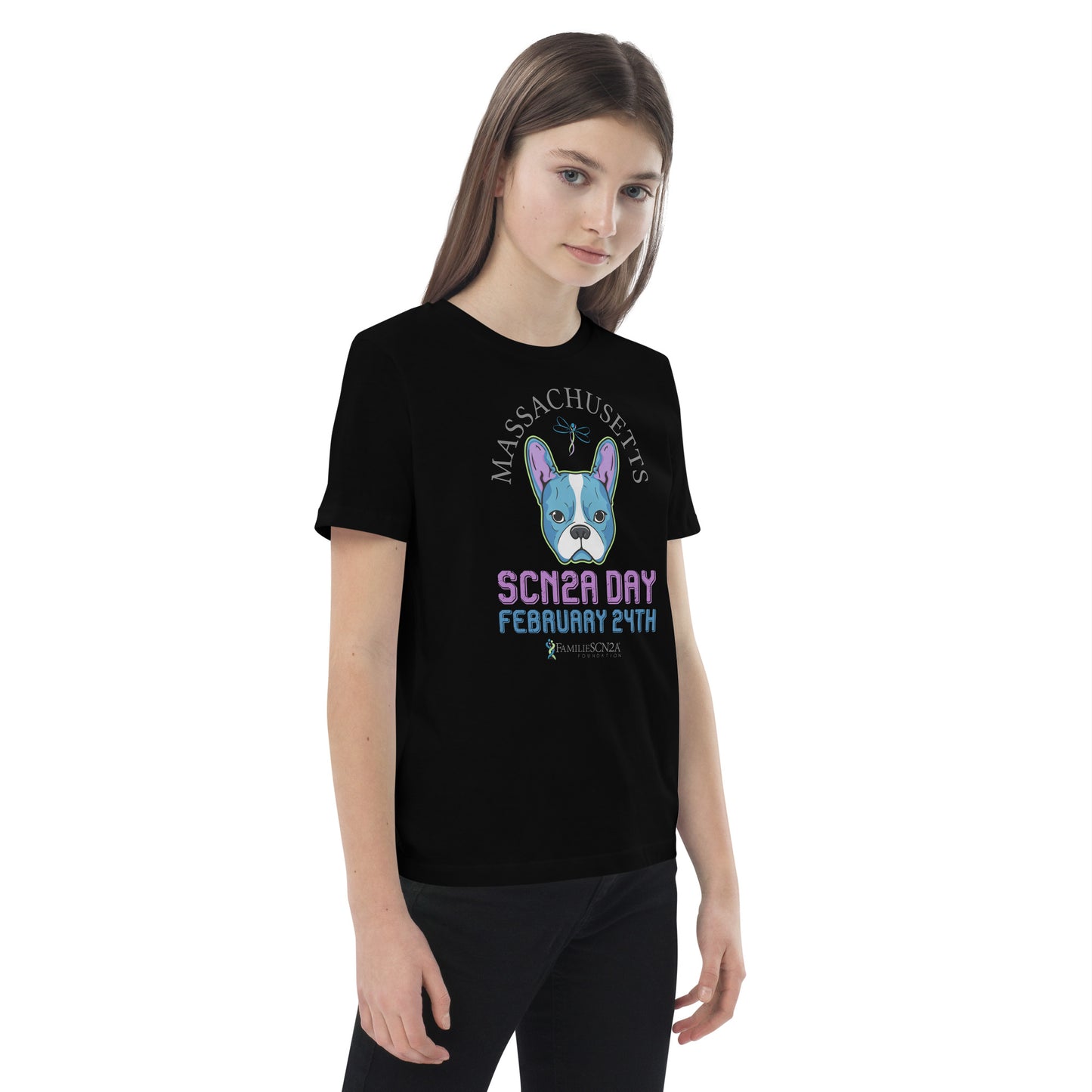 Youth - Massachusetts SCN2A Day State Shirt