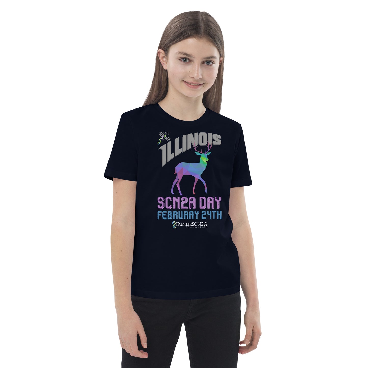 Youth - Illinois SCN2A Day State Shirt #2