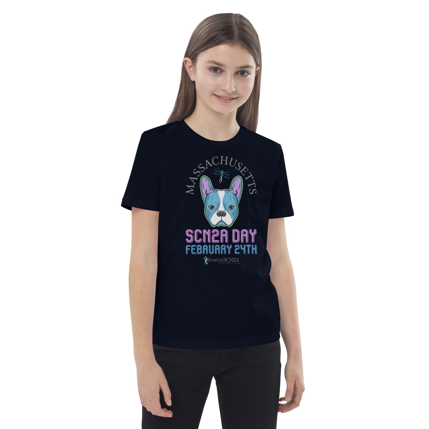Youth - Massachusetts SCN2A Day State Shirt