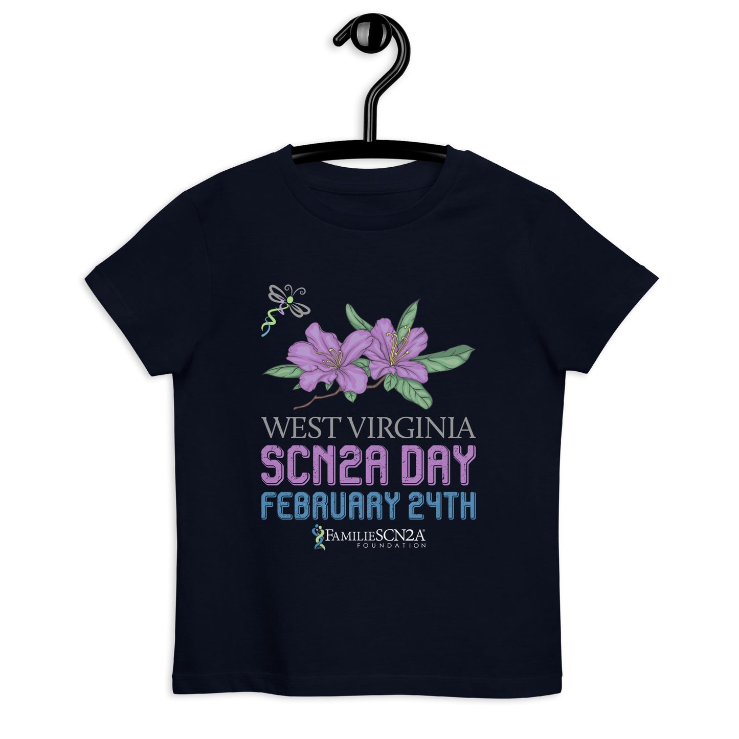 Youth - West Virginia SCN2A Day State Shirt