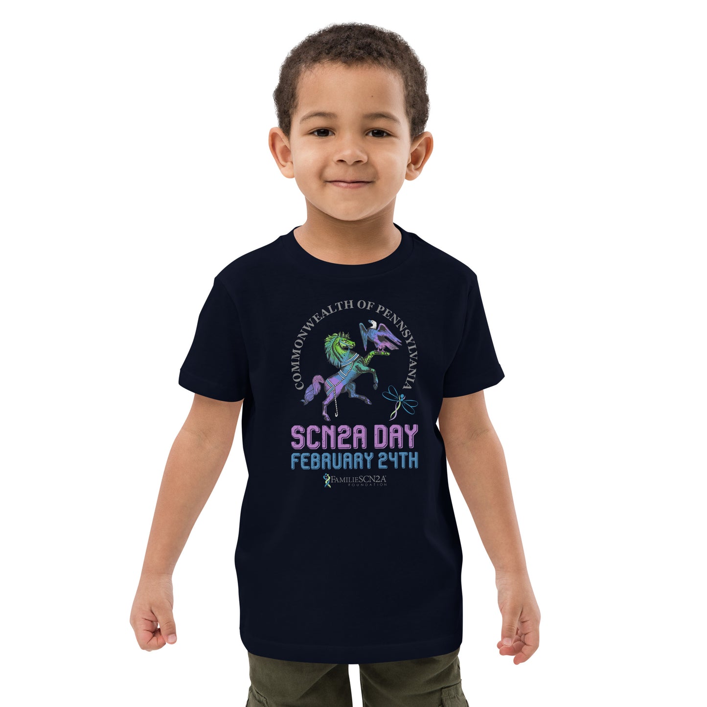 Youth - Pennsylvania SCN2A Day State Shirt
