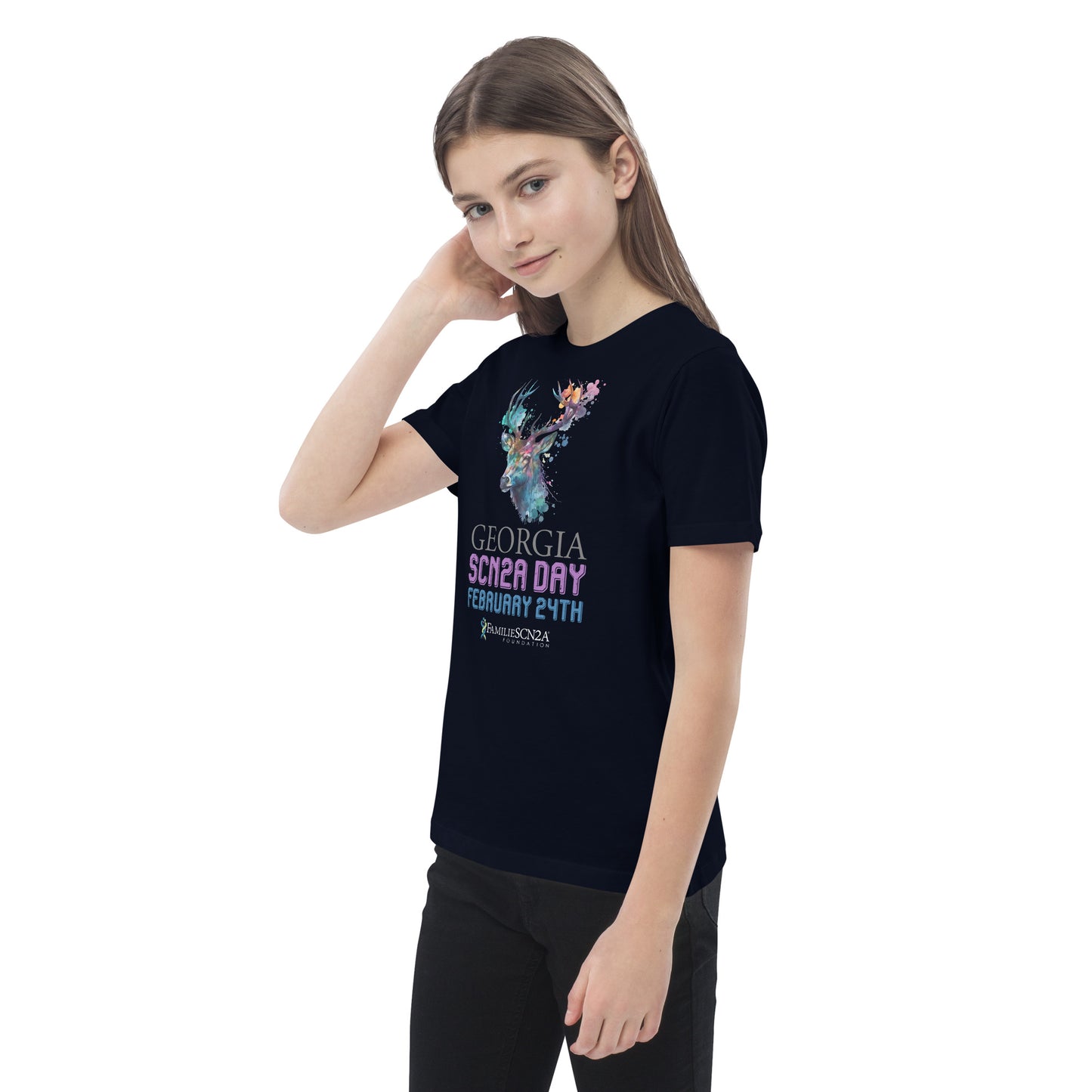 Youth - Georgia SCN2A Day State Shirt