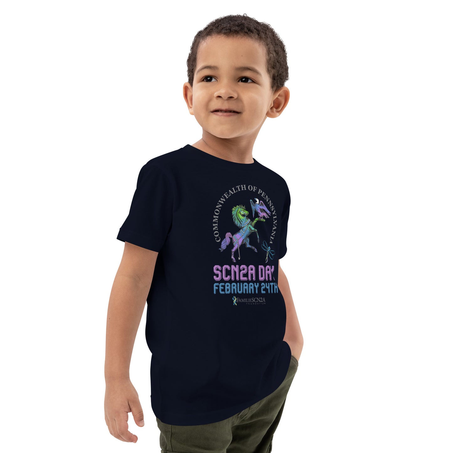 Youth - Pennsylvania SCN2A Day State Shirt