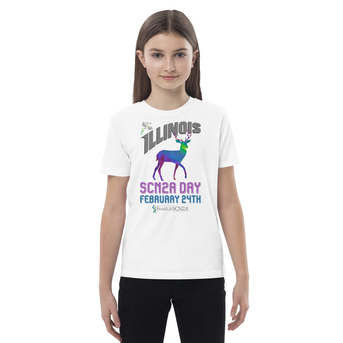 Youth - Illinois SCN2A Day State Shirt #2