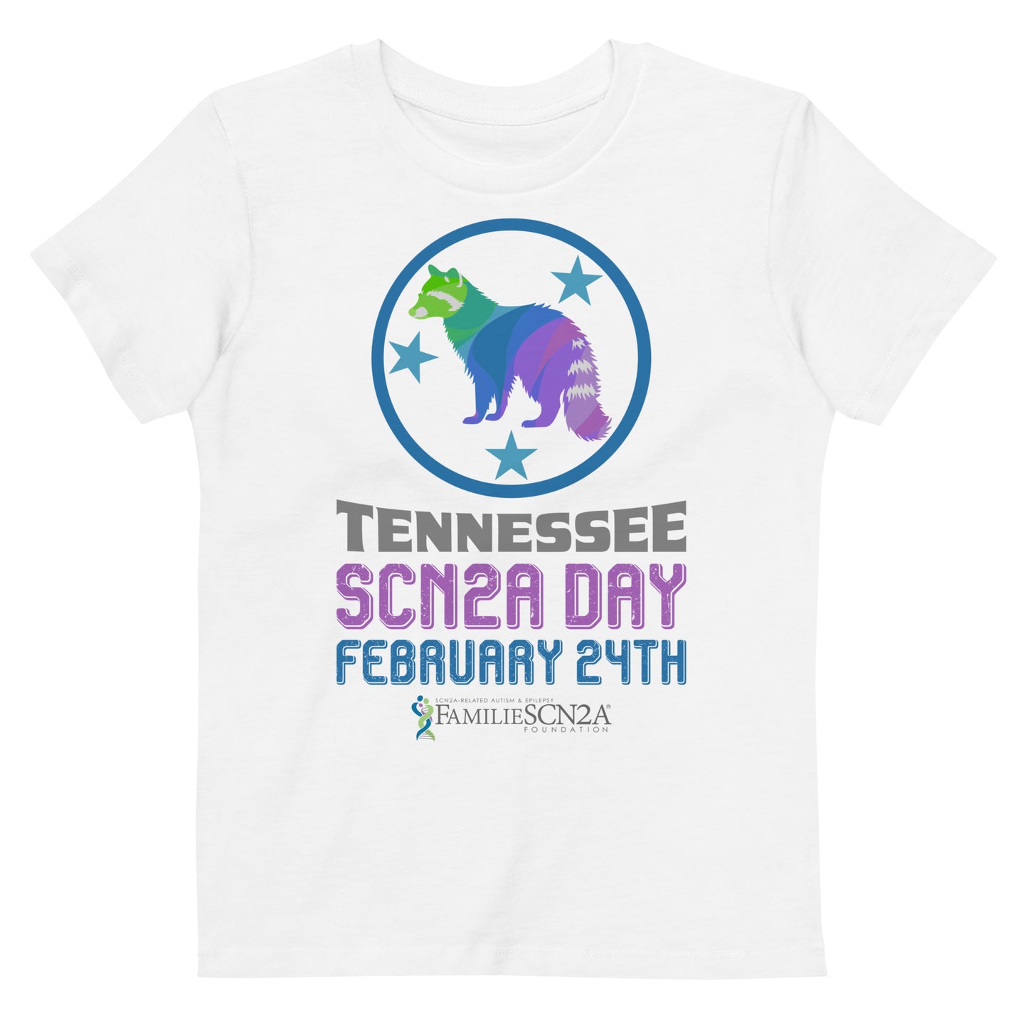 Youth - Tennessee SCN2A Day State Shirt #2
