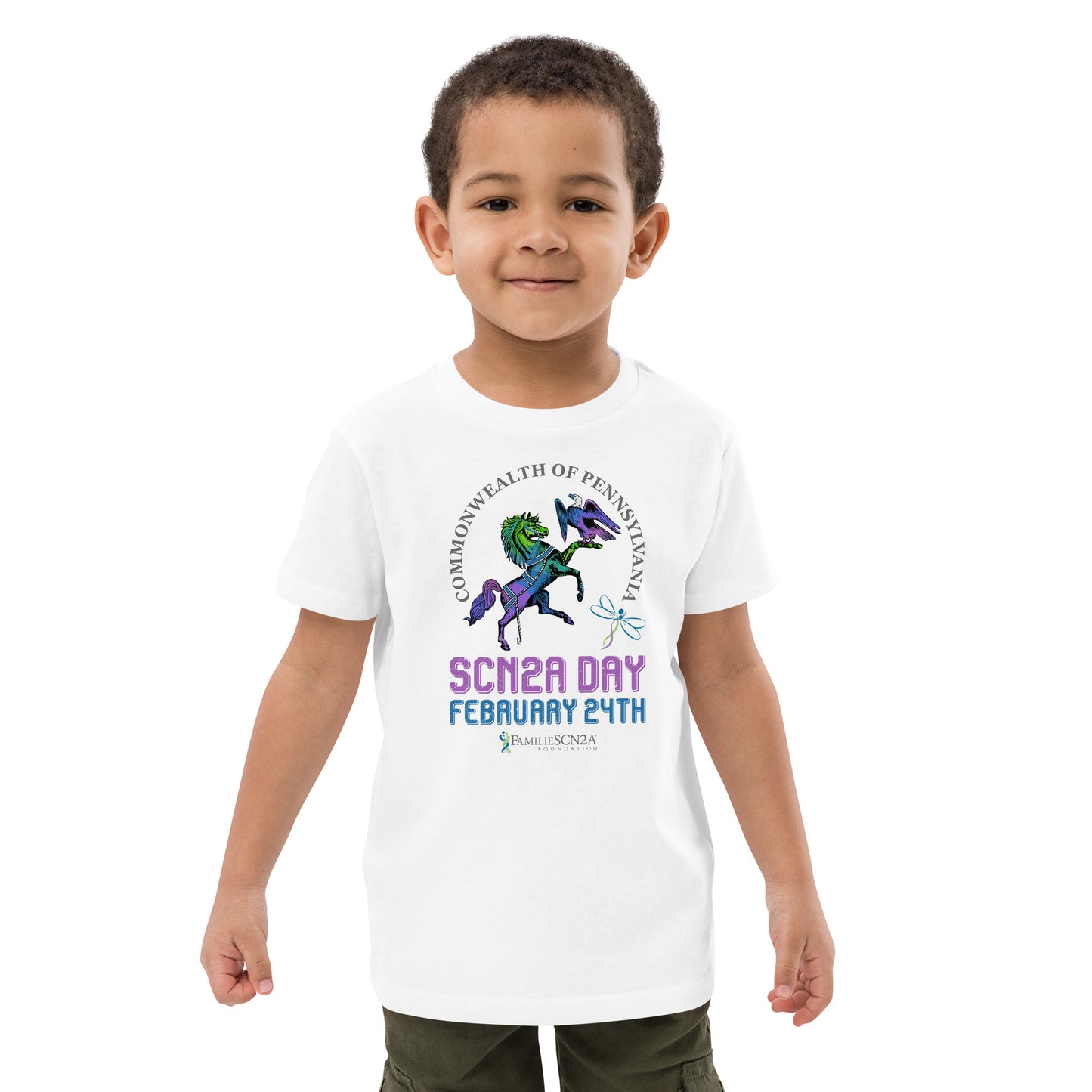 Youth - Pennsylvania SCN2A Day State Shirt