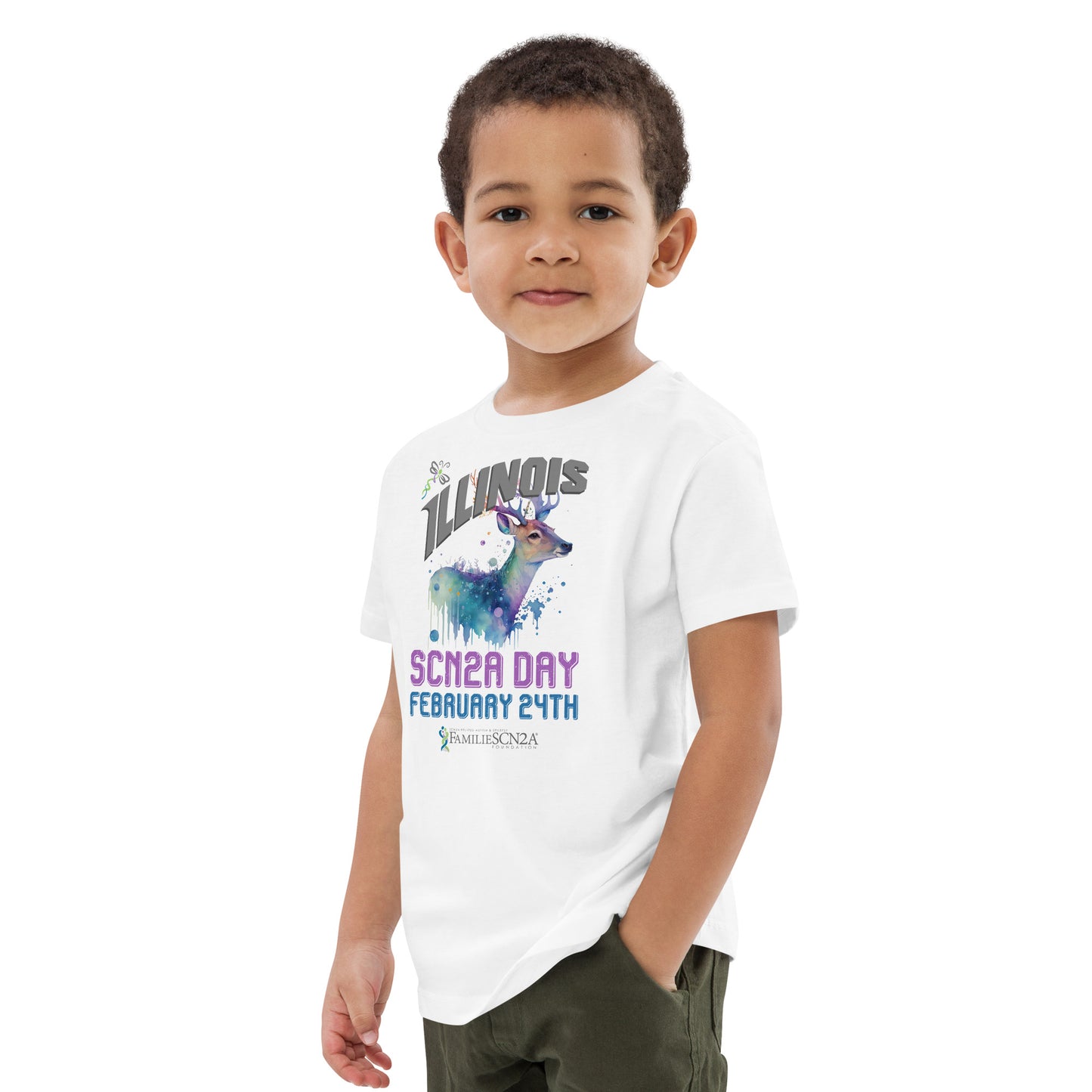 Youth - Illinois SCN2A Day State Shirt