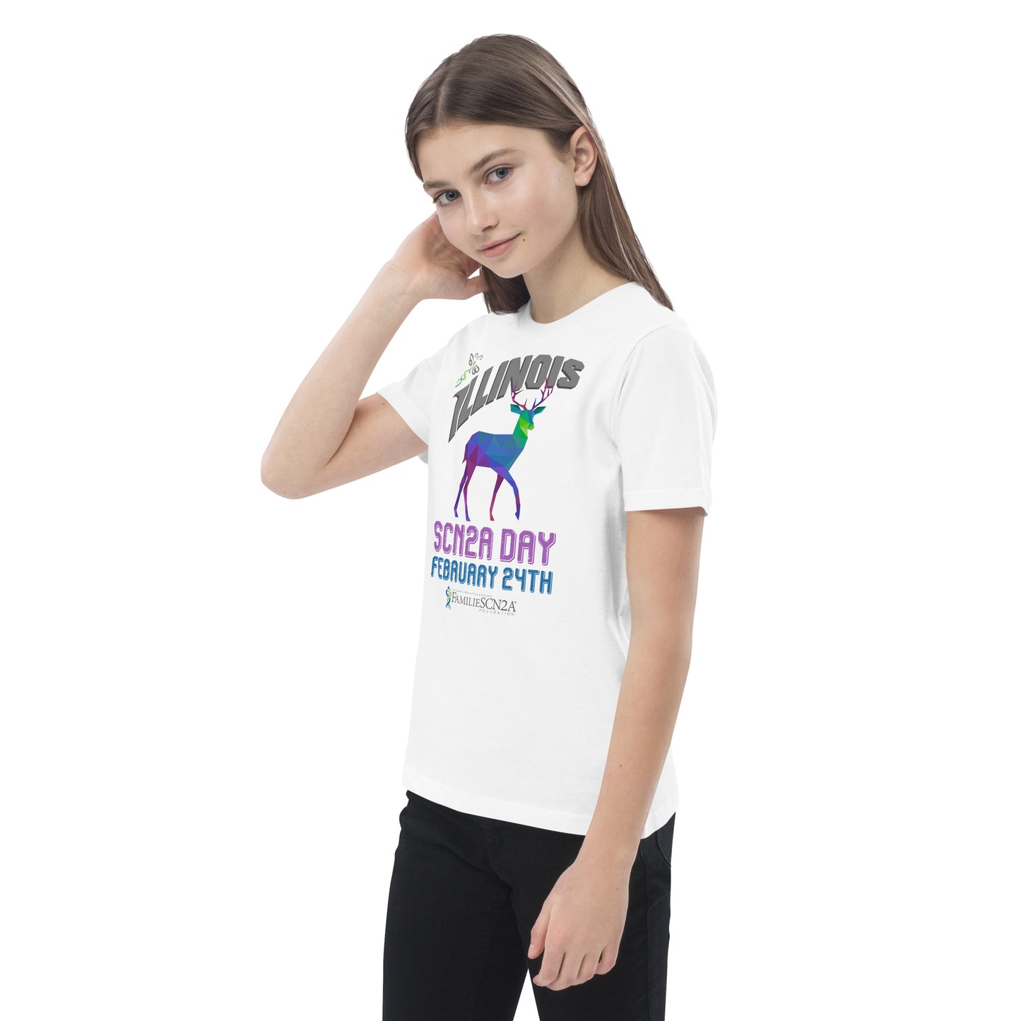 Youth - Illinois SCN2A Day State Shirt #2