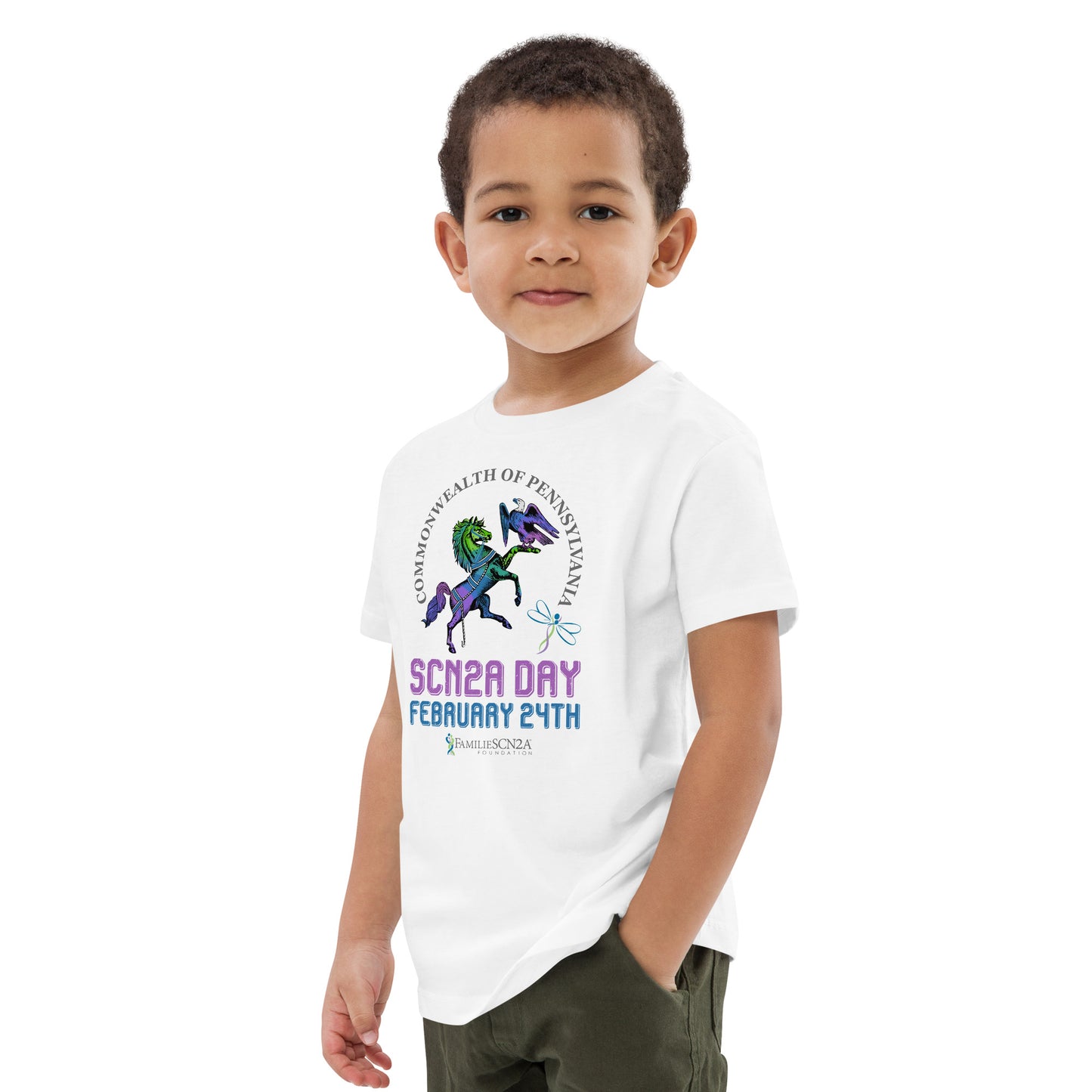Youth - Pennsylvania SCN2A Day State Shirt