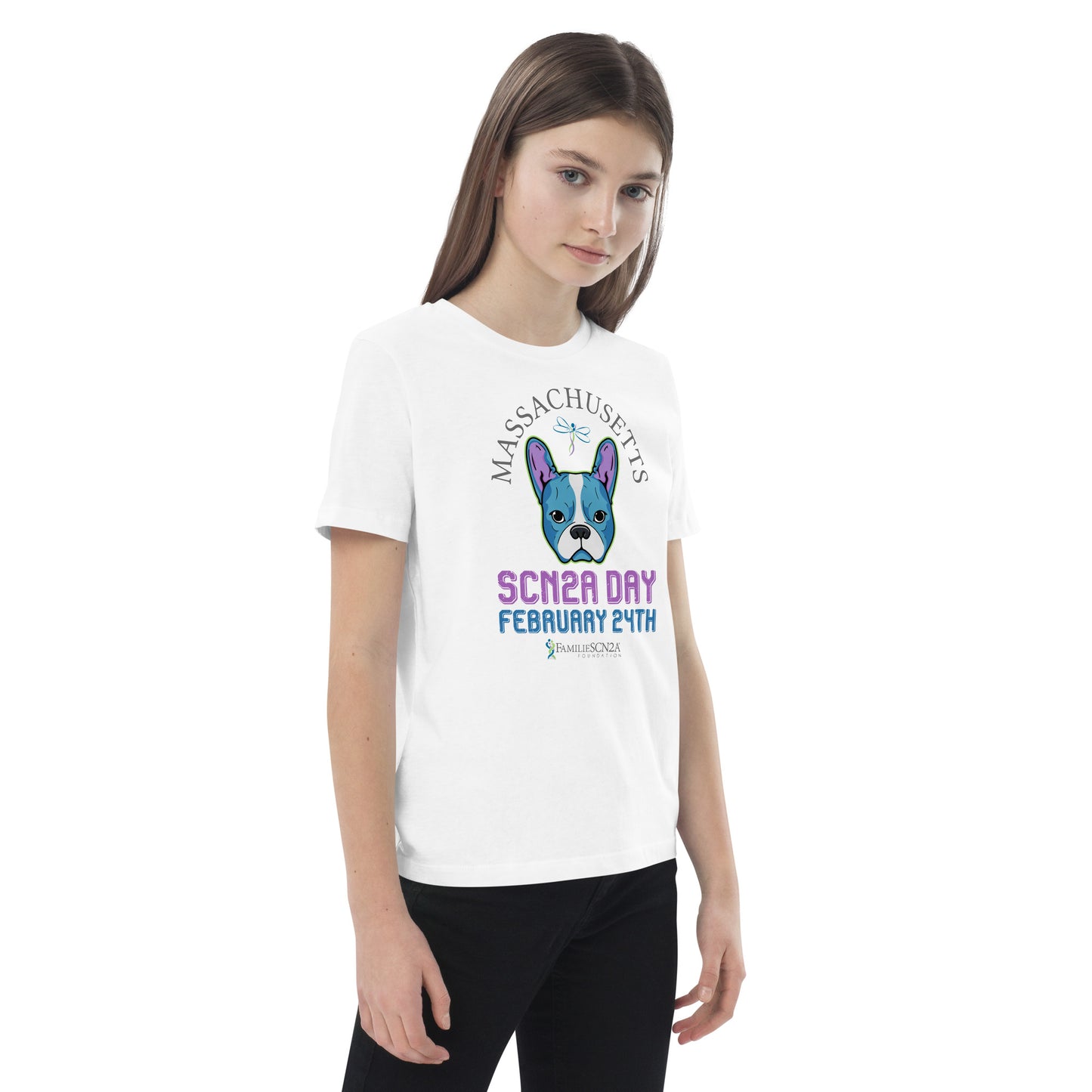 Youth - Massachusetts SCN2A Day State Shirt