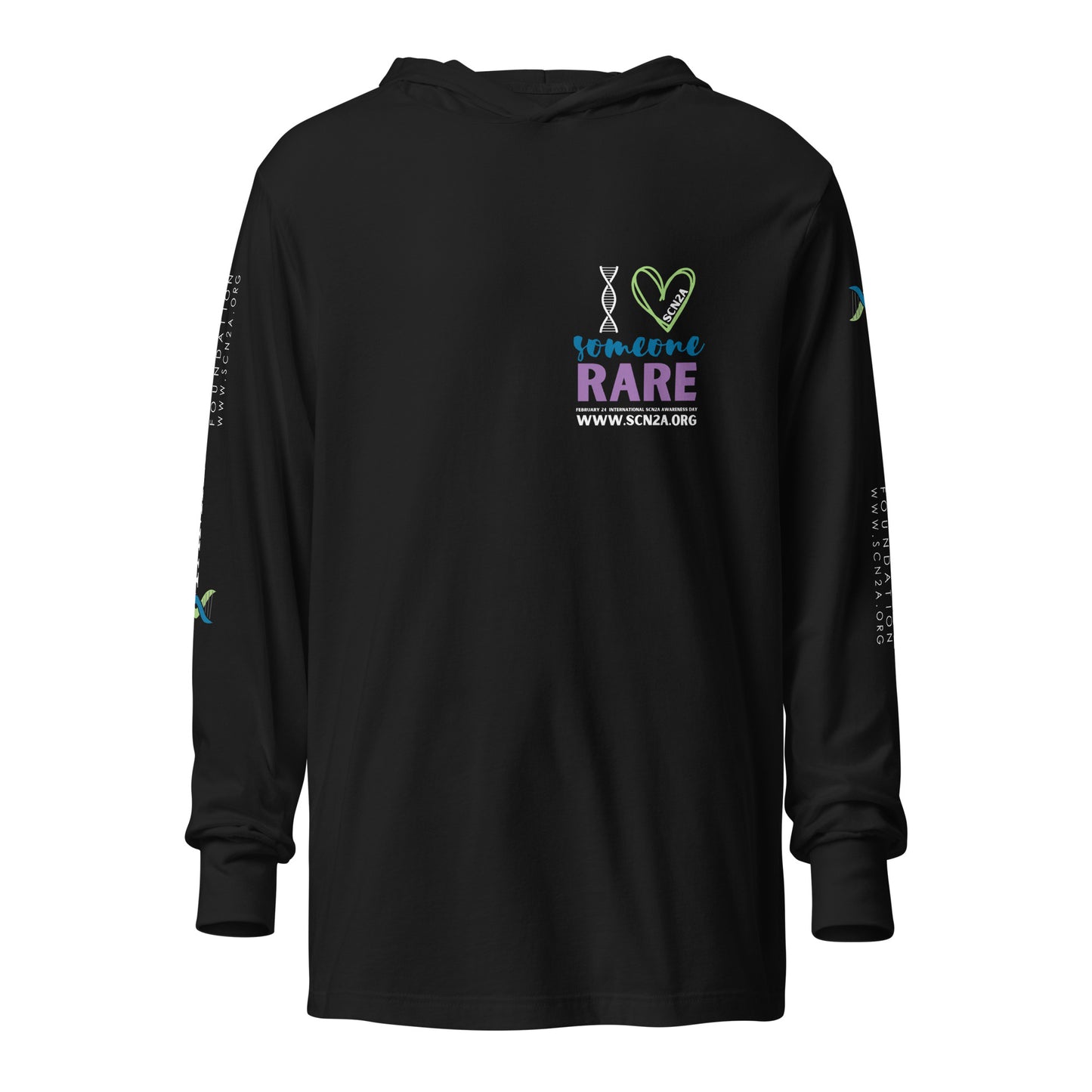 I <3 Someone Rare Hooded long-sleeve tee