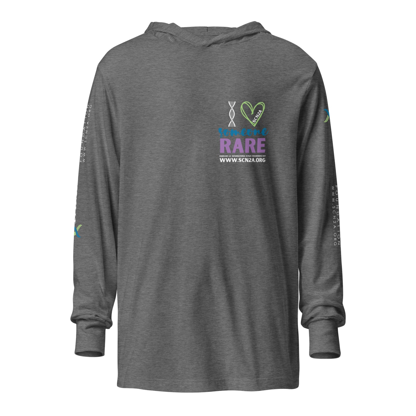 I <3 Someone Rare Hooded long-sleeve tee