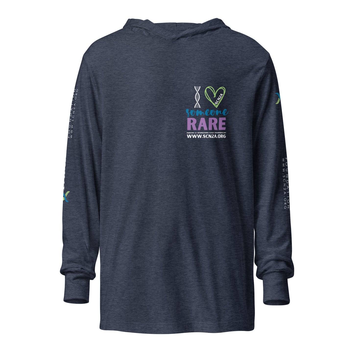 I <3 Someone Rare Hooded long-sleeve tee