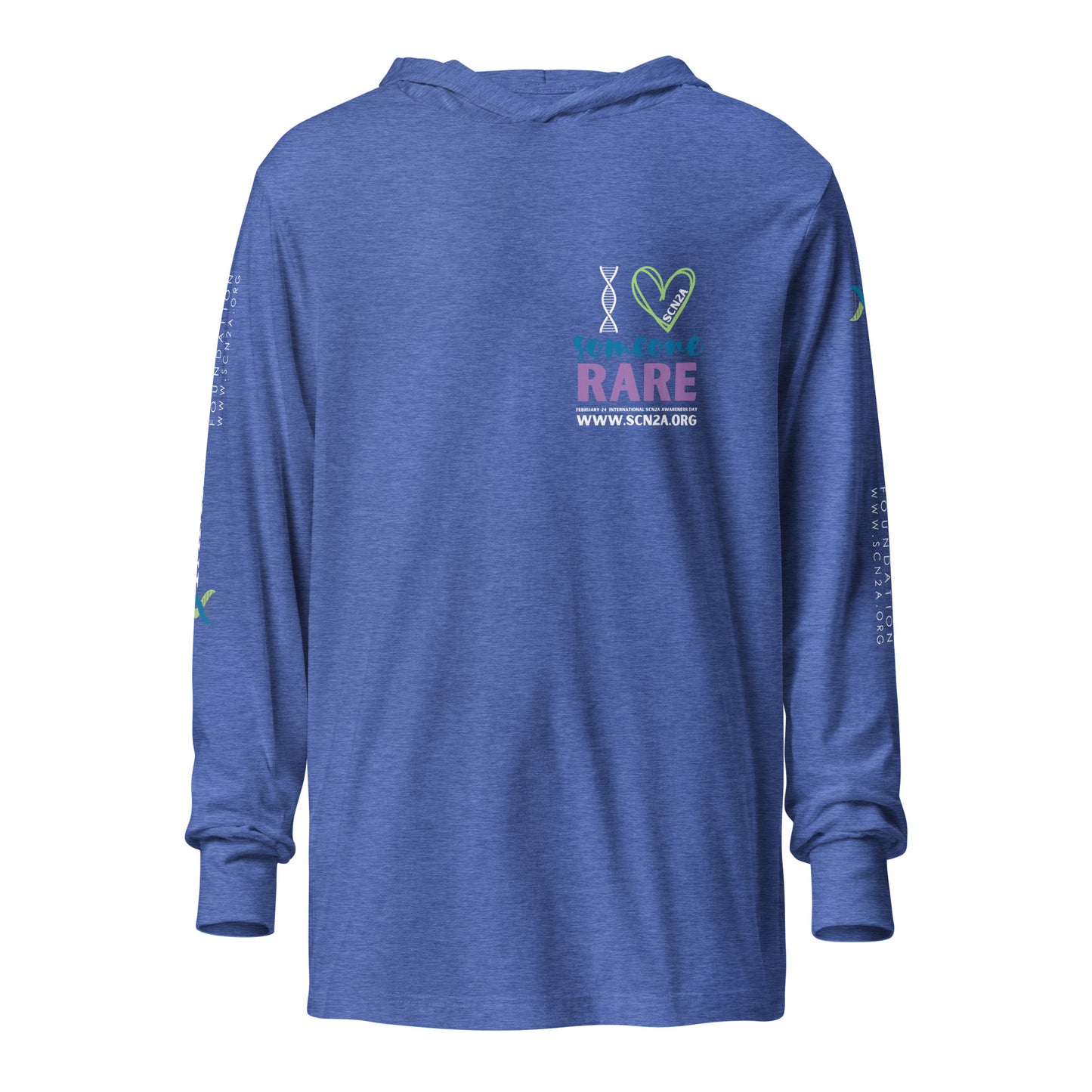 I <3 Someone Rare Hooded long-sleeve tee