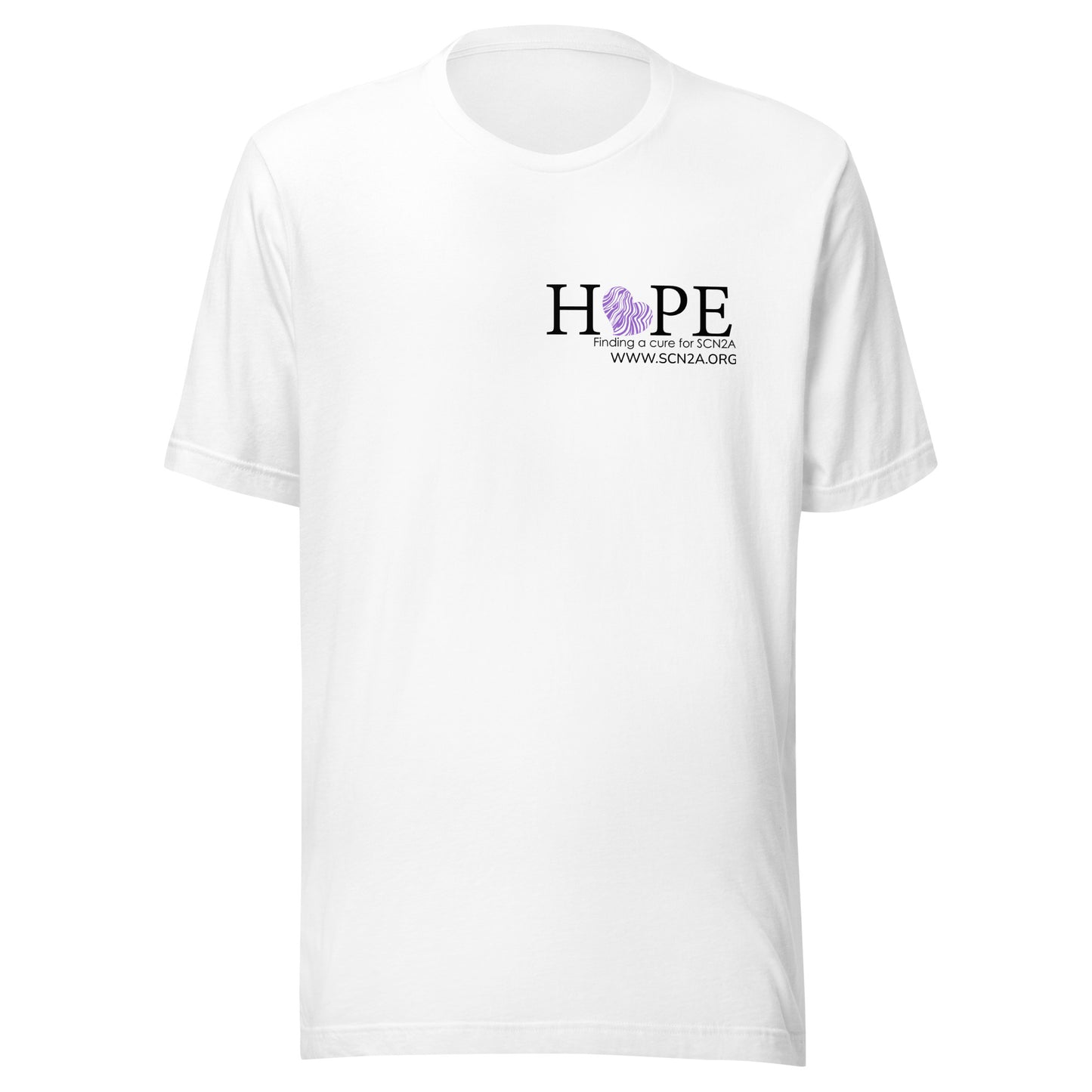 HOPE w/purple heart Unisex t-shirt