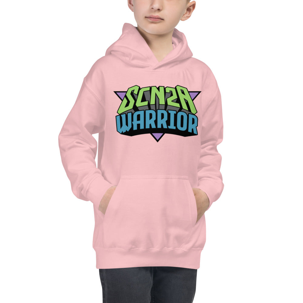 SCN2A Warrior Kids Hoodie (Blue Warrior)