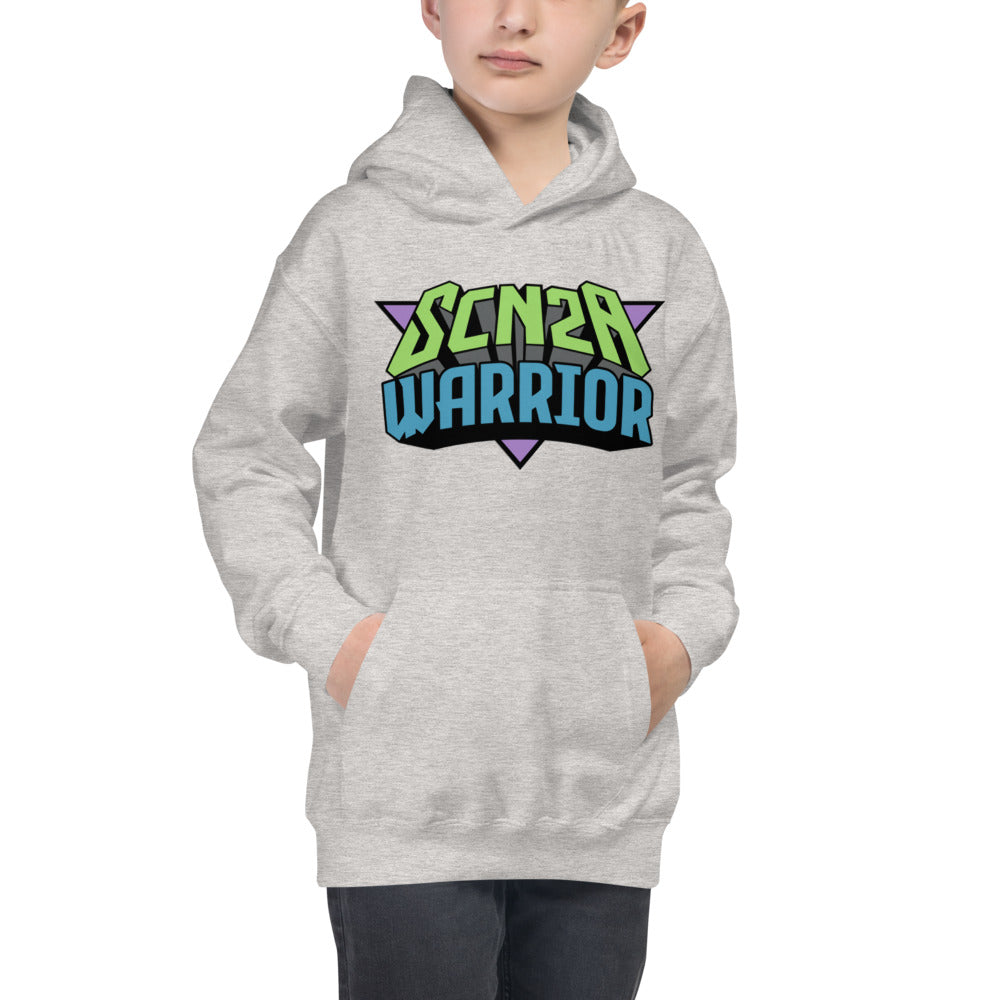 SCN2A Warrior Kids Hoodie (Blue Warrior)