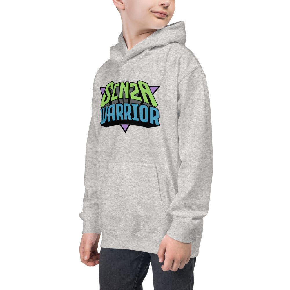 SCN2A Warrior Kids Hoodie (Blue Warrior)