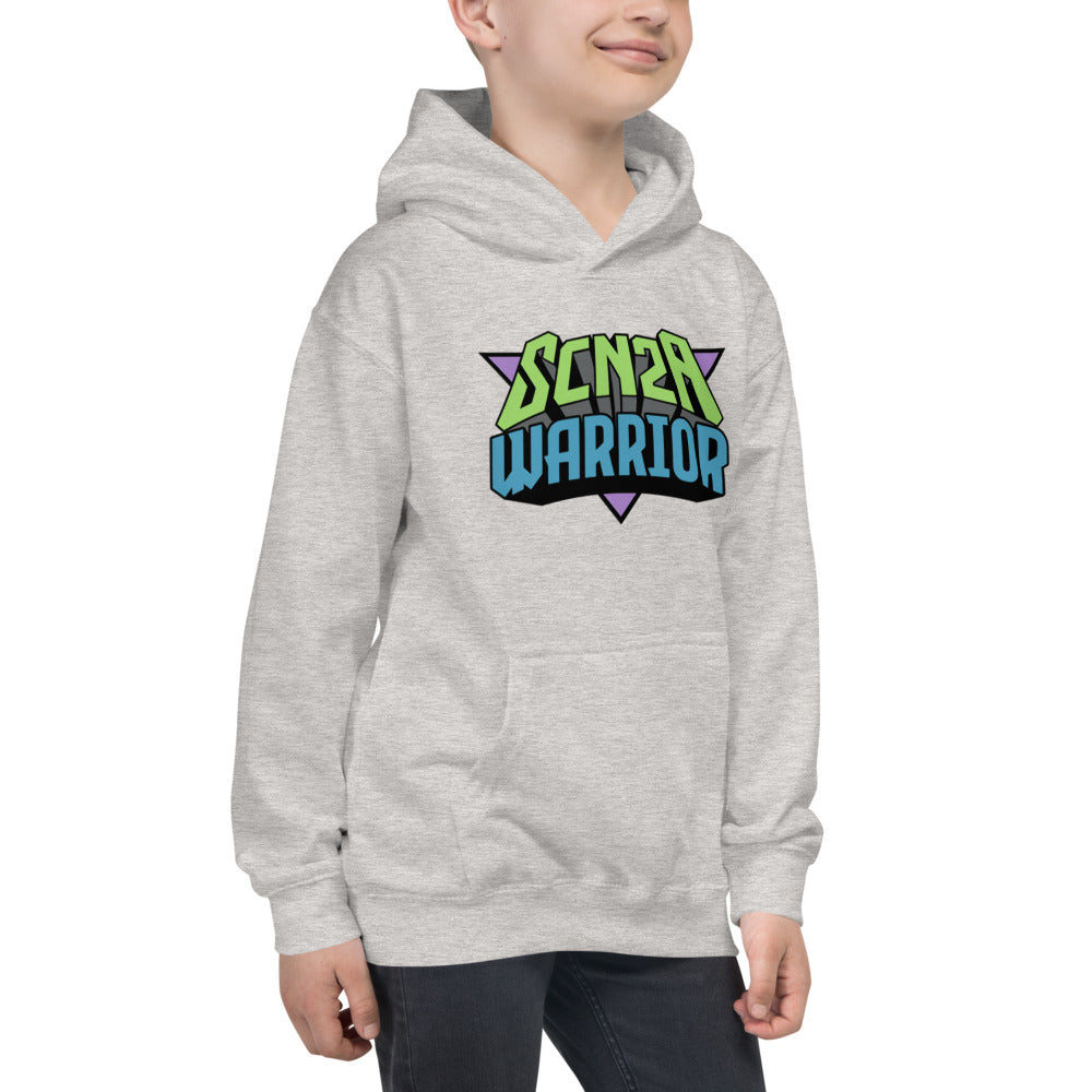 SCN2A Warrior Kids Hoodie (Blue Warrior)