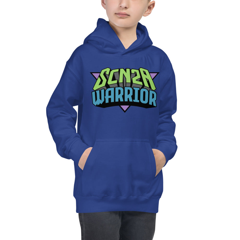 SCN2A Warrior Kids Hoodie (Blue Warrior)