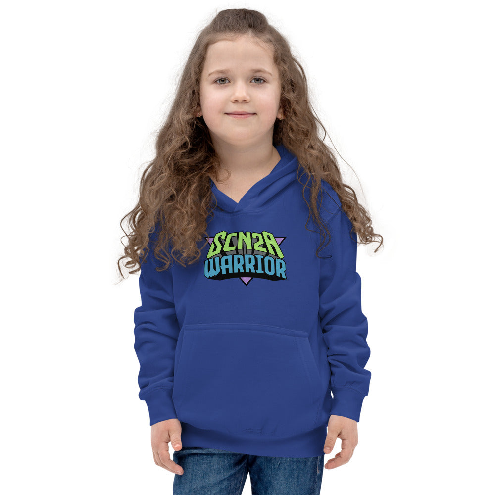 SCN2A Warrior Kids Hoodie (Blue Warrior)
