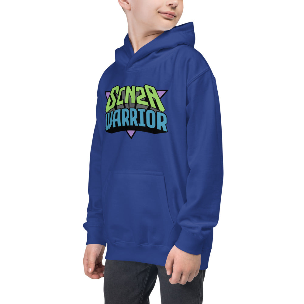 SCN2A Warrior Kids Hoodie (Blue Warrior)