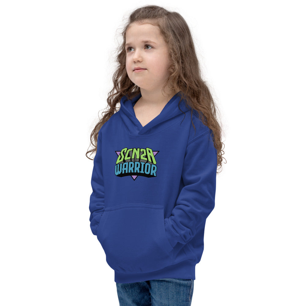 SCN2A Warrior Kids Hoodie (Blue Warrior)