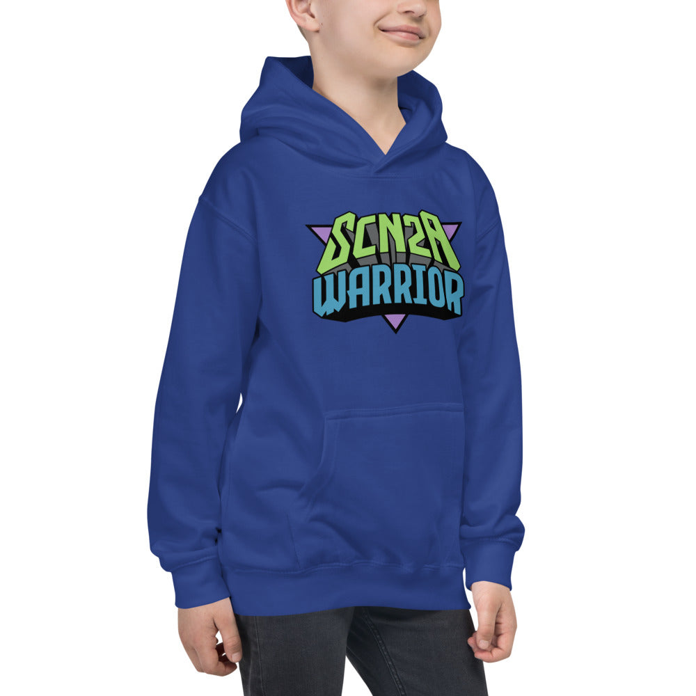 SCN2A Warrior Kids Hoodie (Blue Warrior)