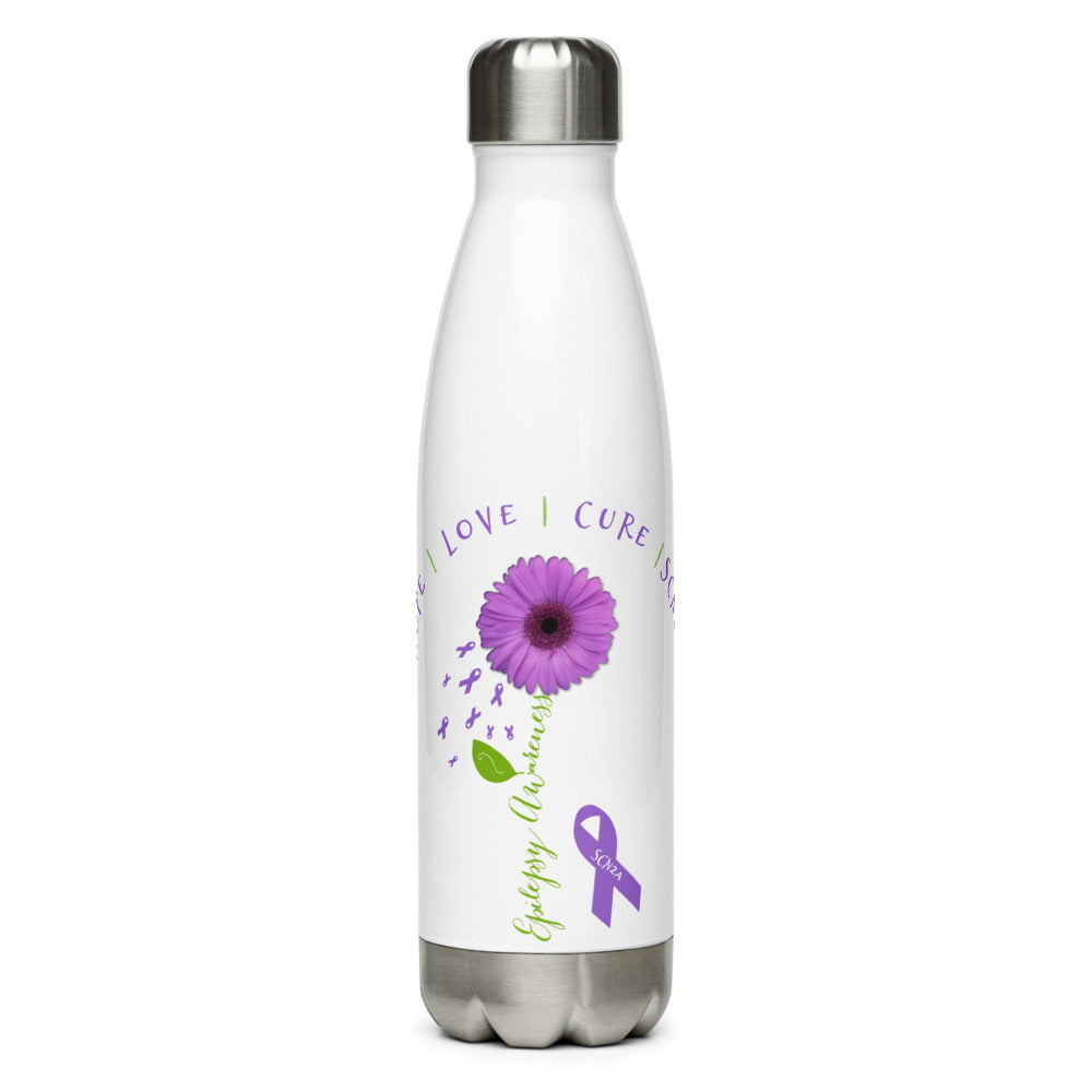 Epilepsy Awareness Stainless Steel Water Bottle