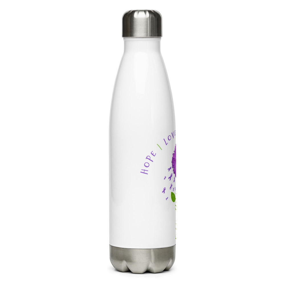 Epilepsy Awareness Stainless Steel Water Bottle