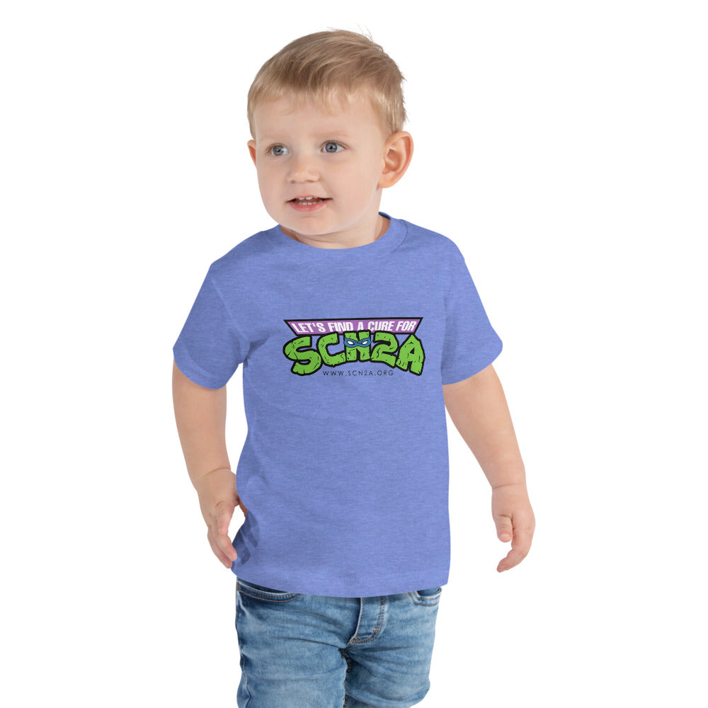 Toddler Short Sleeve "Find A Cure" Ninja T-Shirt