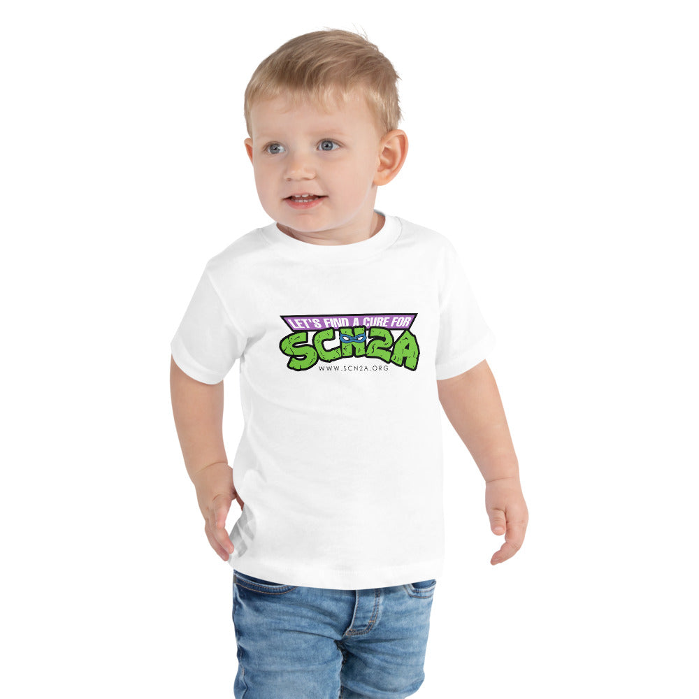 Toddler Short Sleeve "Find A Cure" Ninja T-Shirt