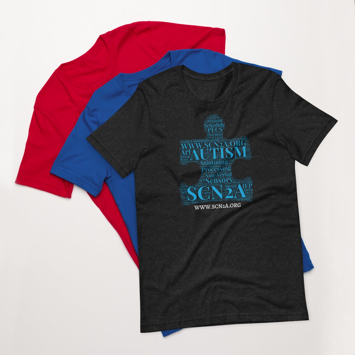 SCN2A Autism Word Cloud Unisex t-shirt