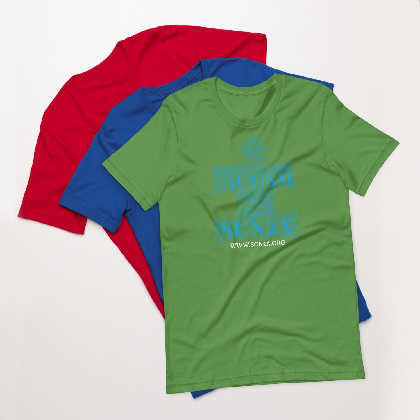 SCN2A Autism Word Cloud Unisex t-shirt