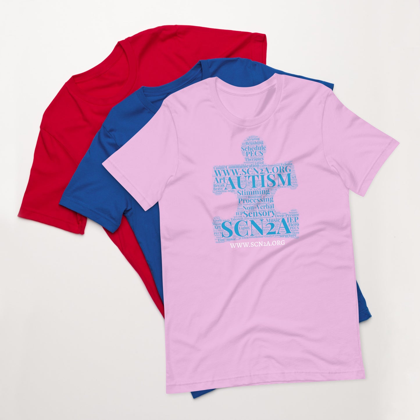 SCN2A Autism Word Cloud Unisex t-shirt