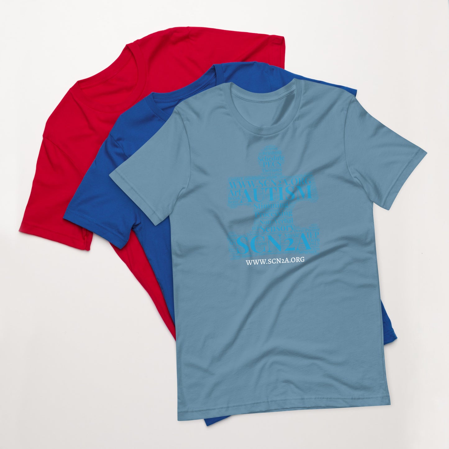 SCN2A Autism Word Cloud Unisex t-shirt