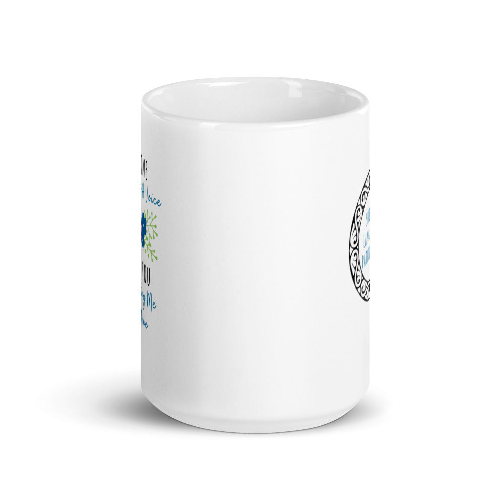 White glossy mug "Speech Therapist Gift"