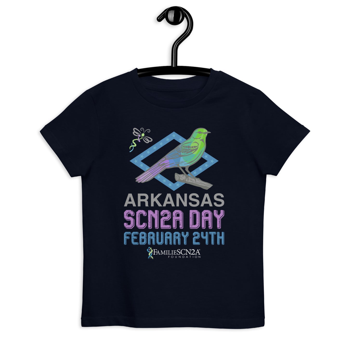 Youth - Arkansas SCN2A Day State Shirt