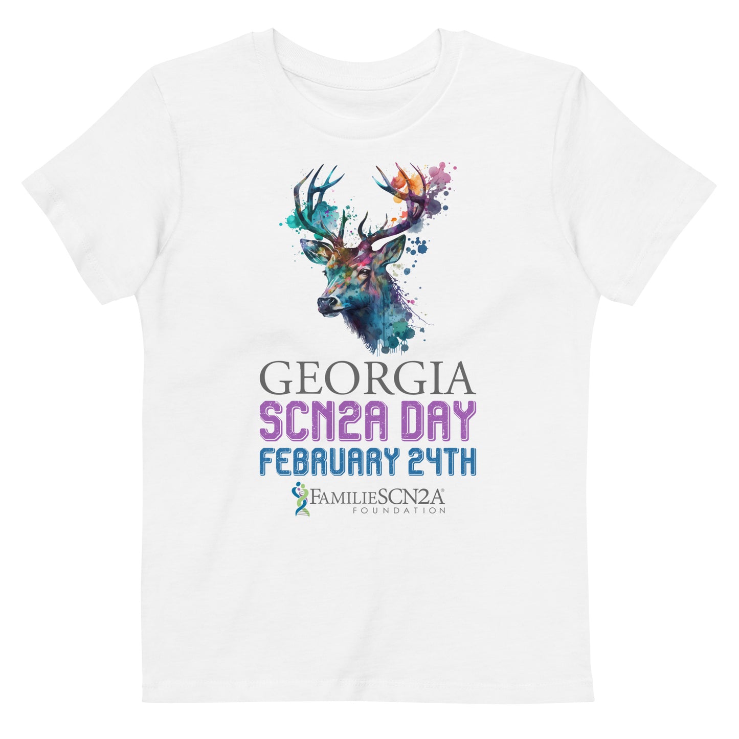 Youth - Georgia SCN2A Day State Shirt