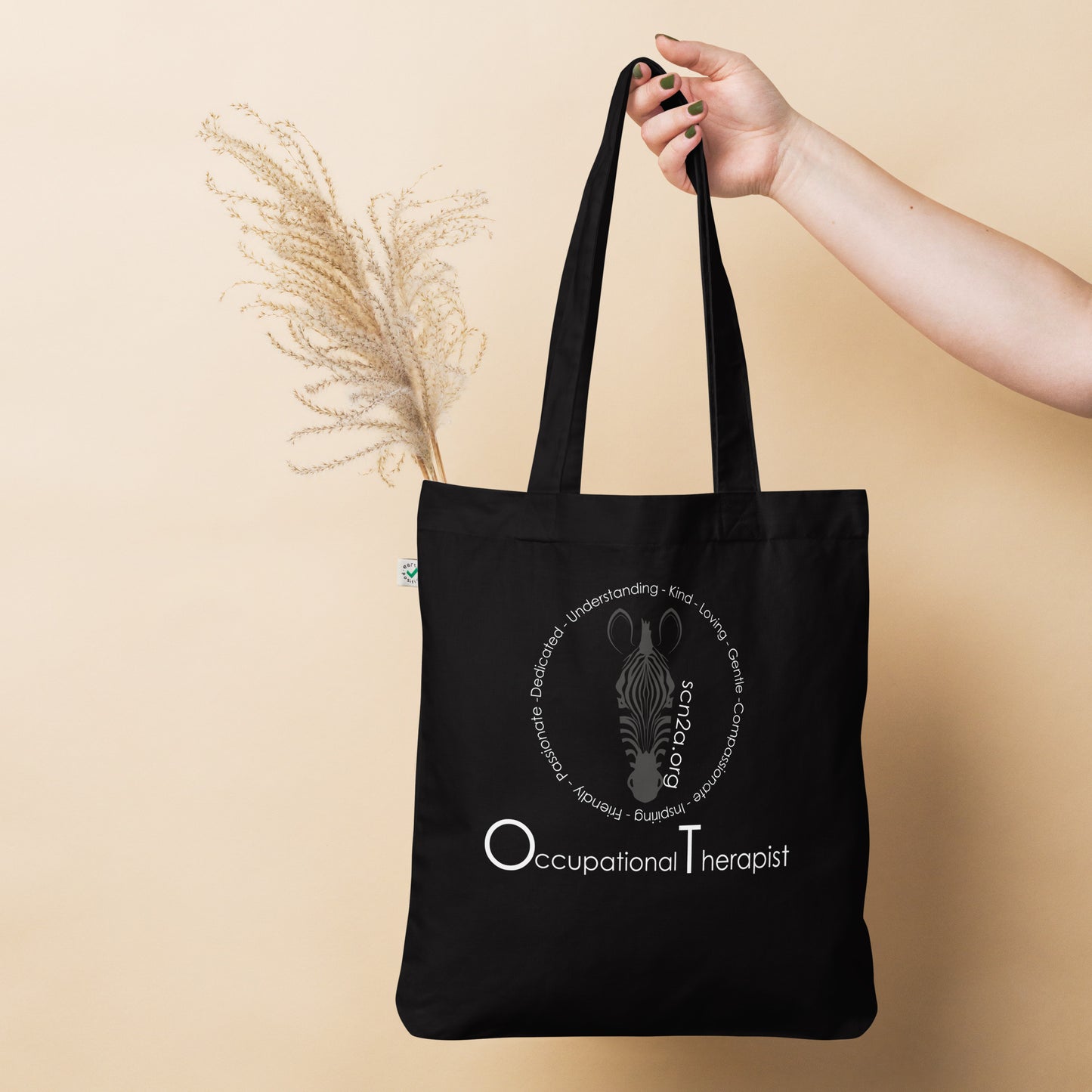 Occupational Therapist Organic fashion tote bag