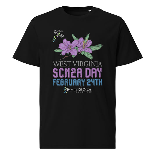 West Virginia SCN2A Day State Shirt