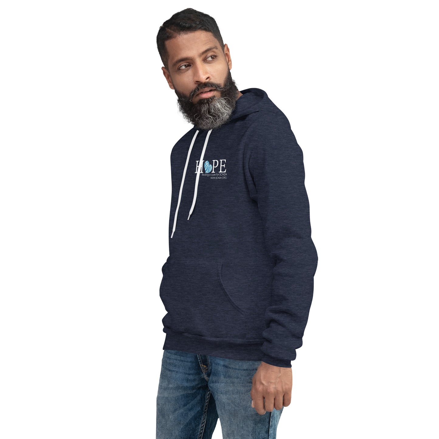 HOPE w/blue heart Hoodie