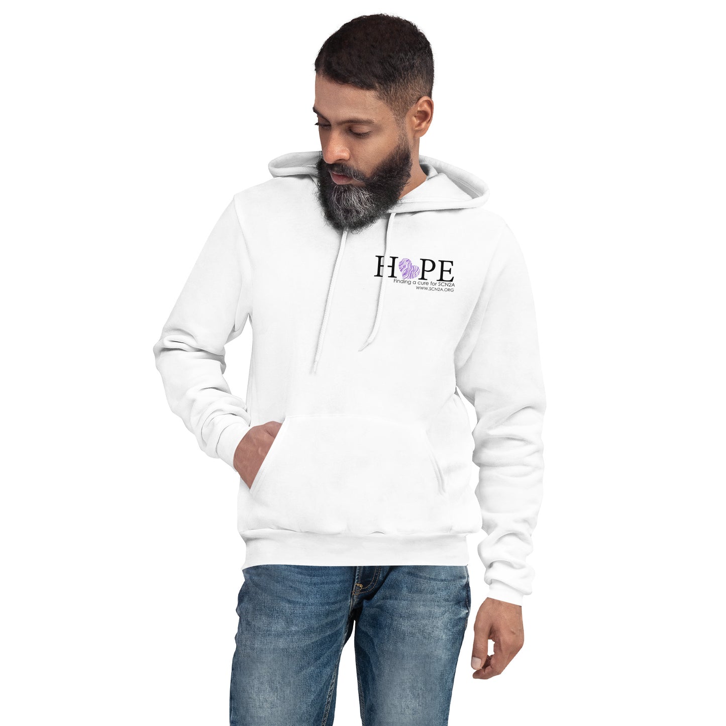 HOPE w/blue heart Hoodie