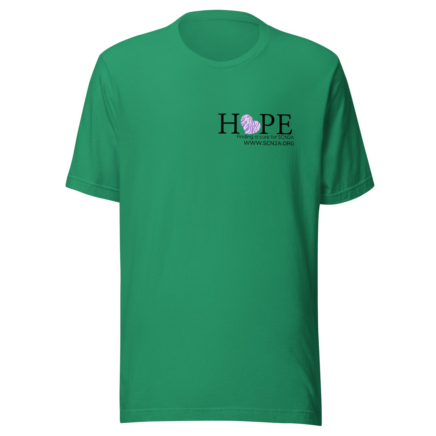 HOPE w/purple heart Unisex t-shirt