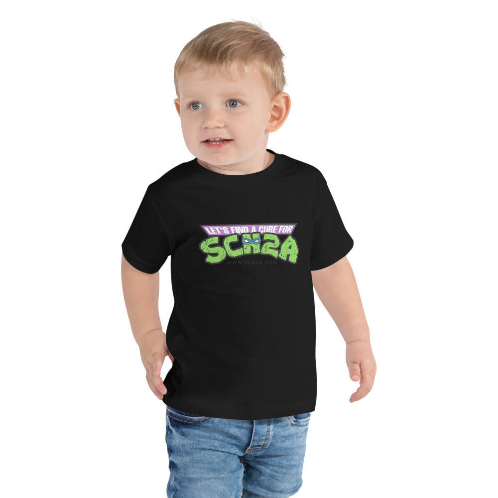 Toddler Short Sleeve "Find A Cure" Ninja T-Shirt