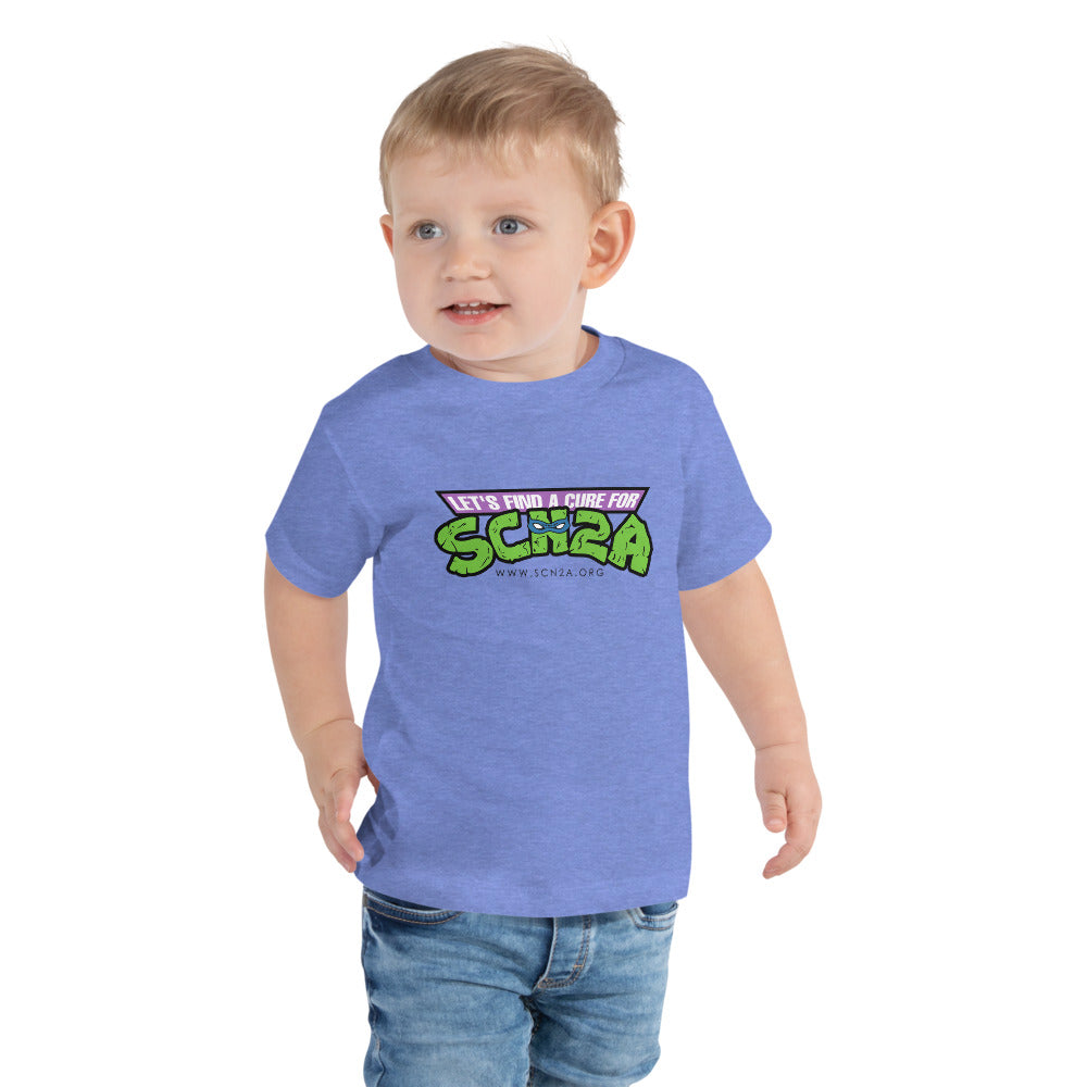 Toddler Short Sleeve "Find A Cure" Ninja T-Shirt