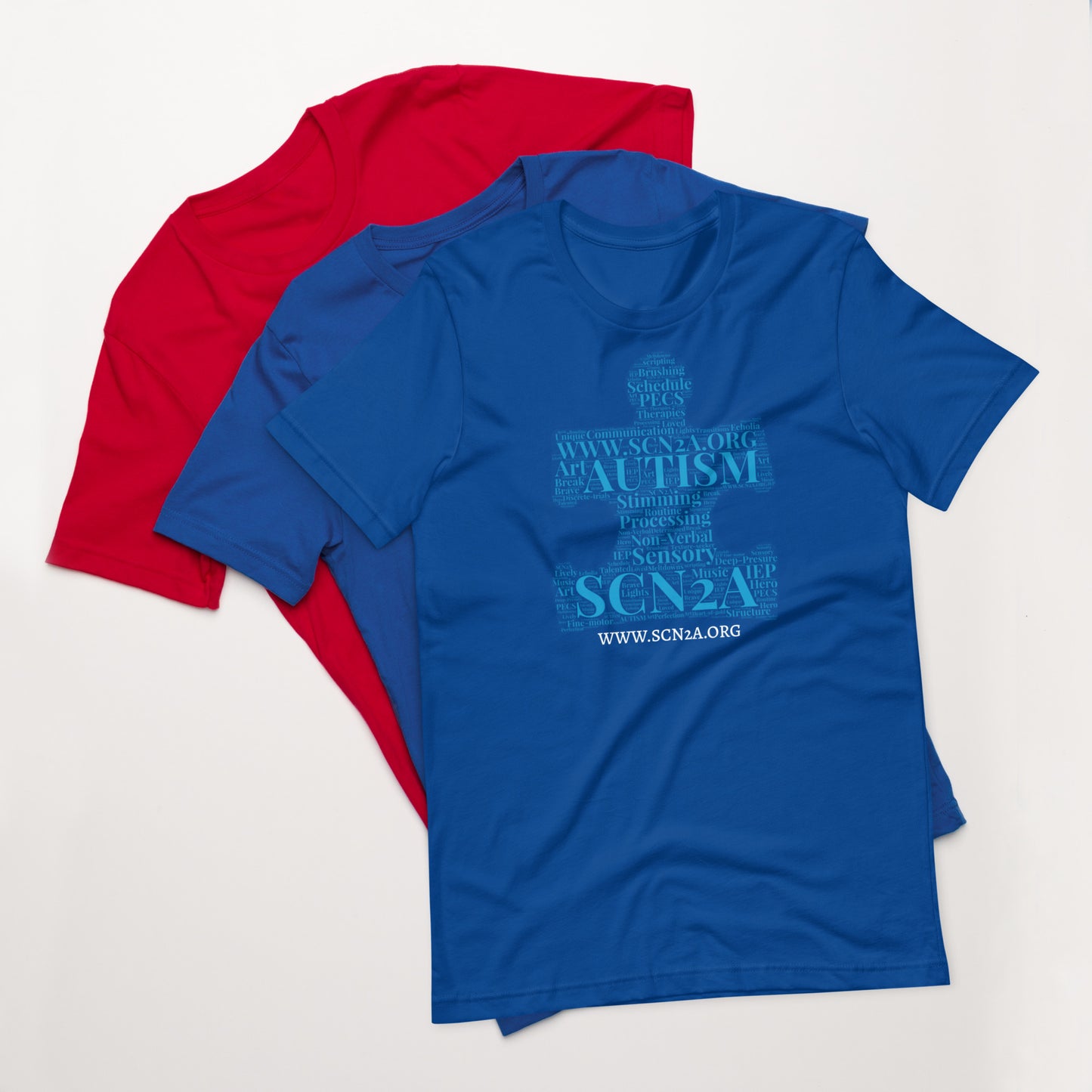 SCN2A Autism Word Cloud Unisex t-shirt